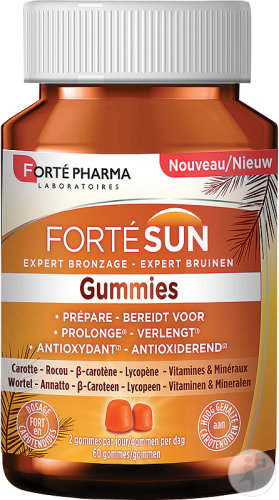 Forté Pharma Beauté Fortésun Expert Bronzage Gummies 60 Gommes