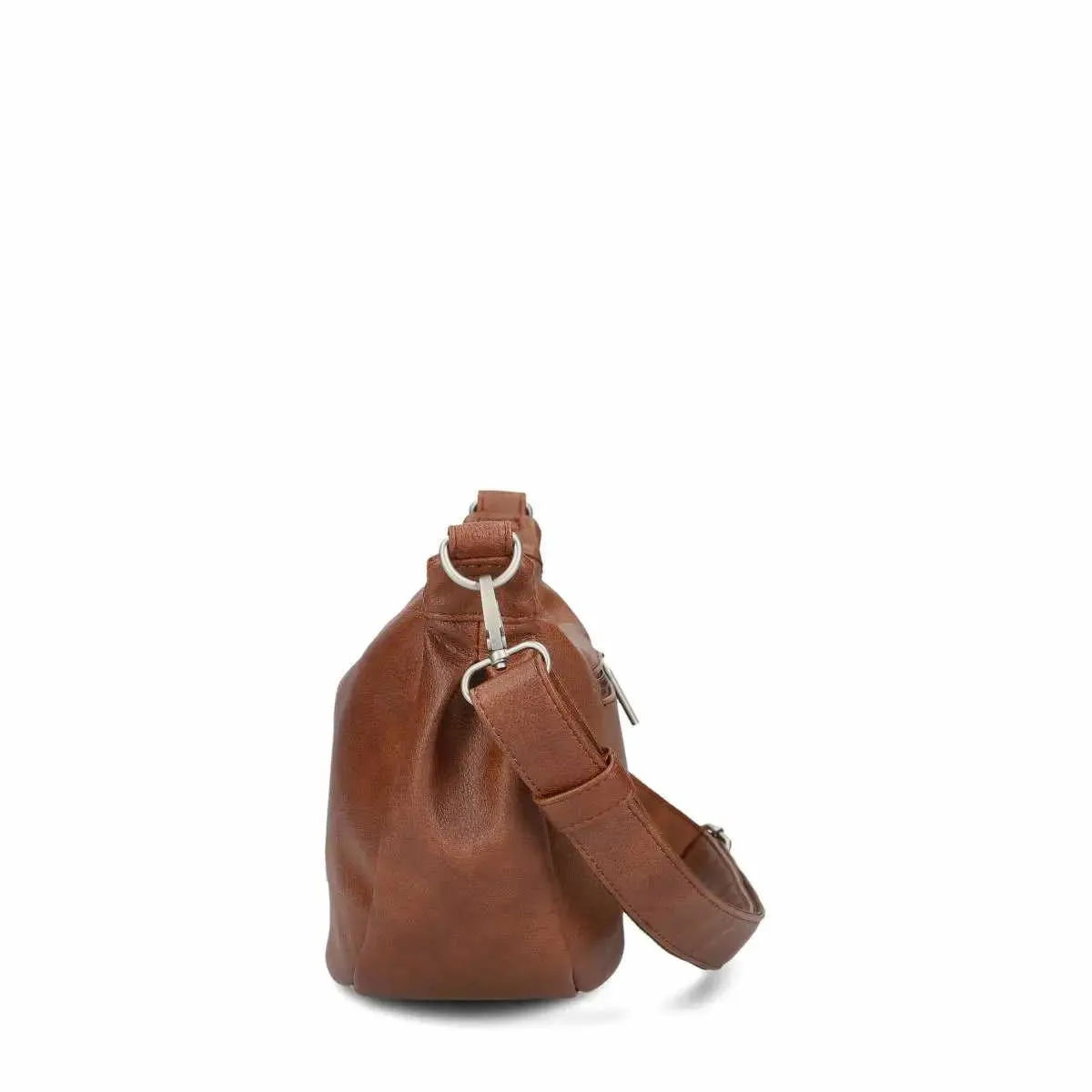 ZWEI Umhängetasche Cognac Lederimitat