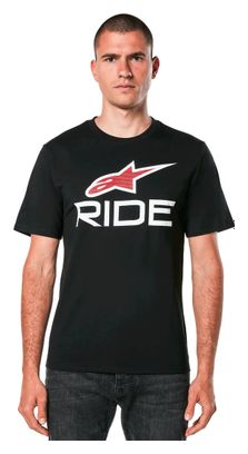 T-Shirt Manches Courtes Alpinestars Ride 4.0 CSF Noir