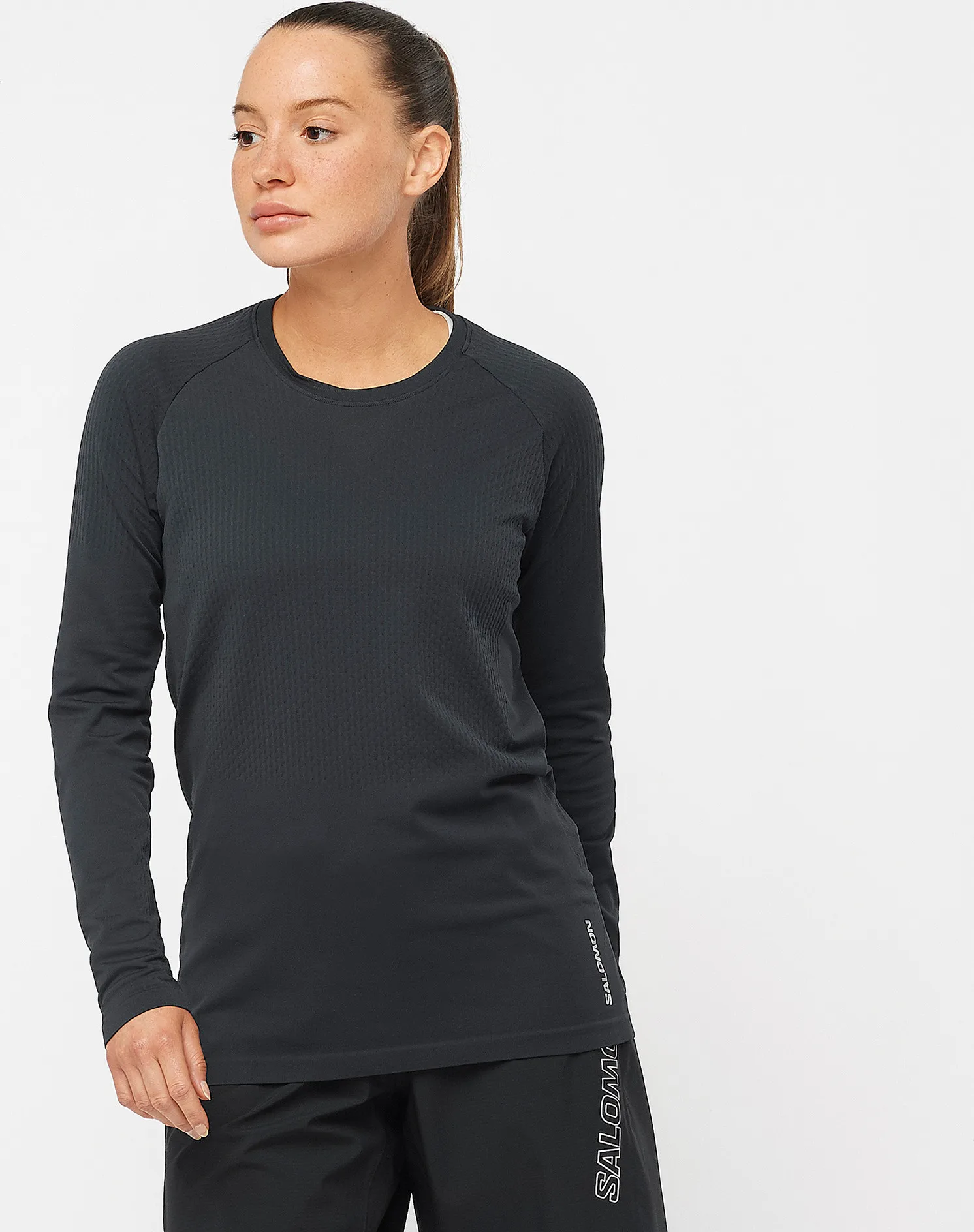 Salomon SENSE LS TEE W Deep Black