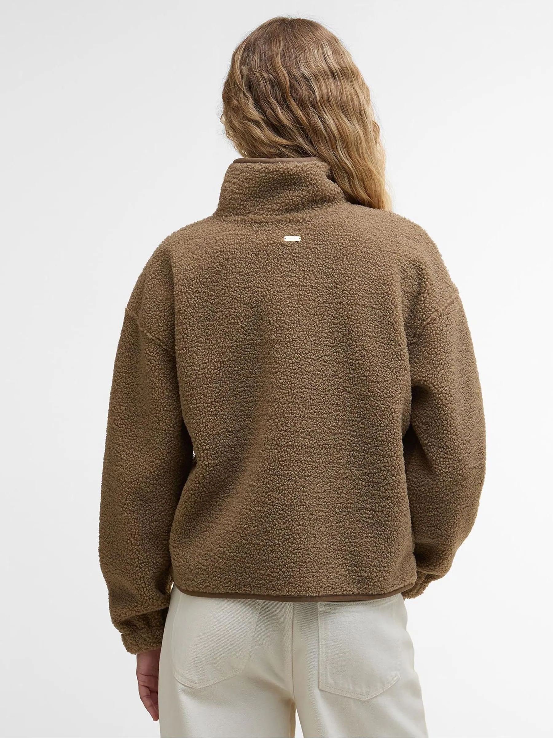 Bruin in legerlook - Barbour® Mabel fleece jack