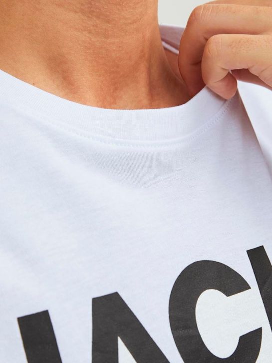 JACK & JONES T-Shirt Weiss