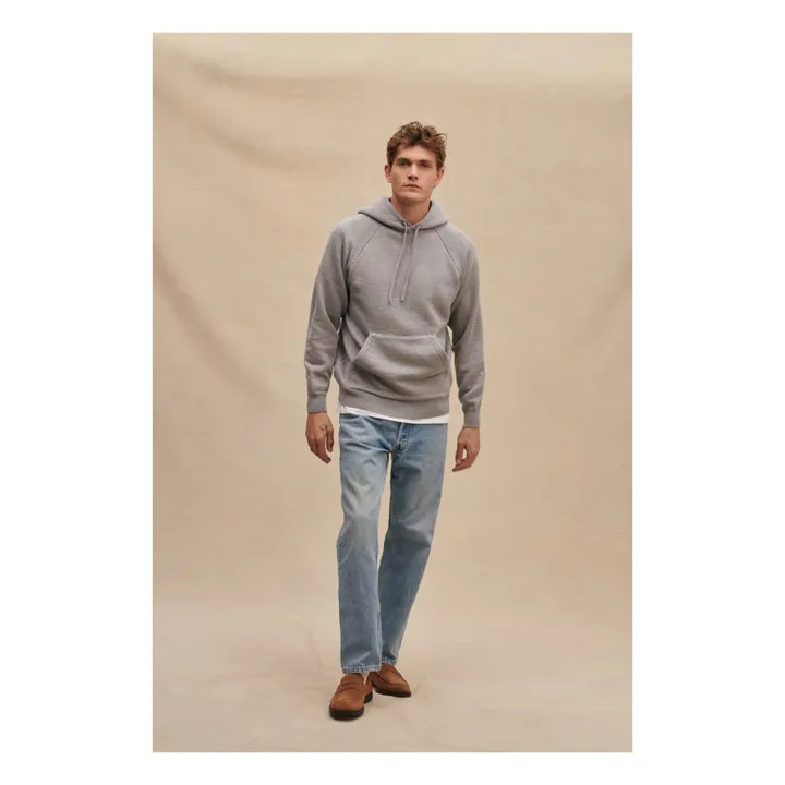Le Minor Hoodie Mixte Laine Mérinos | Gris