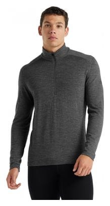 Maillot Manches Longues Icebreaker Mérinos 260 Tech Half Zip Gris