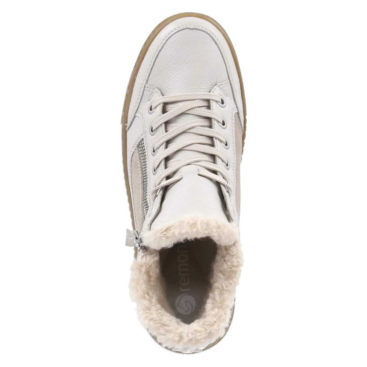 RemonteSchnürstiefeletten - weiss kombi