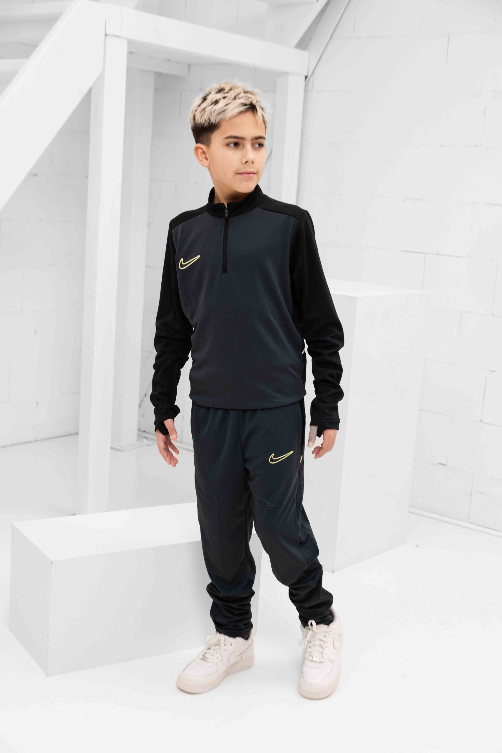 Nike Academy Trainingspak Kids Donkergroen