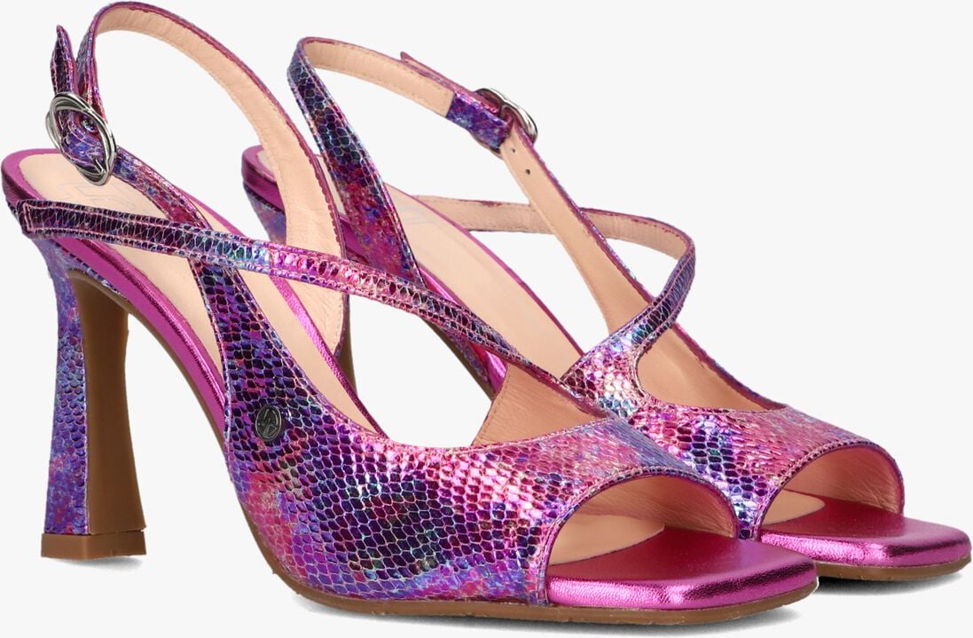 roze floris van bommel sandalen met hak sfw-90065 tami