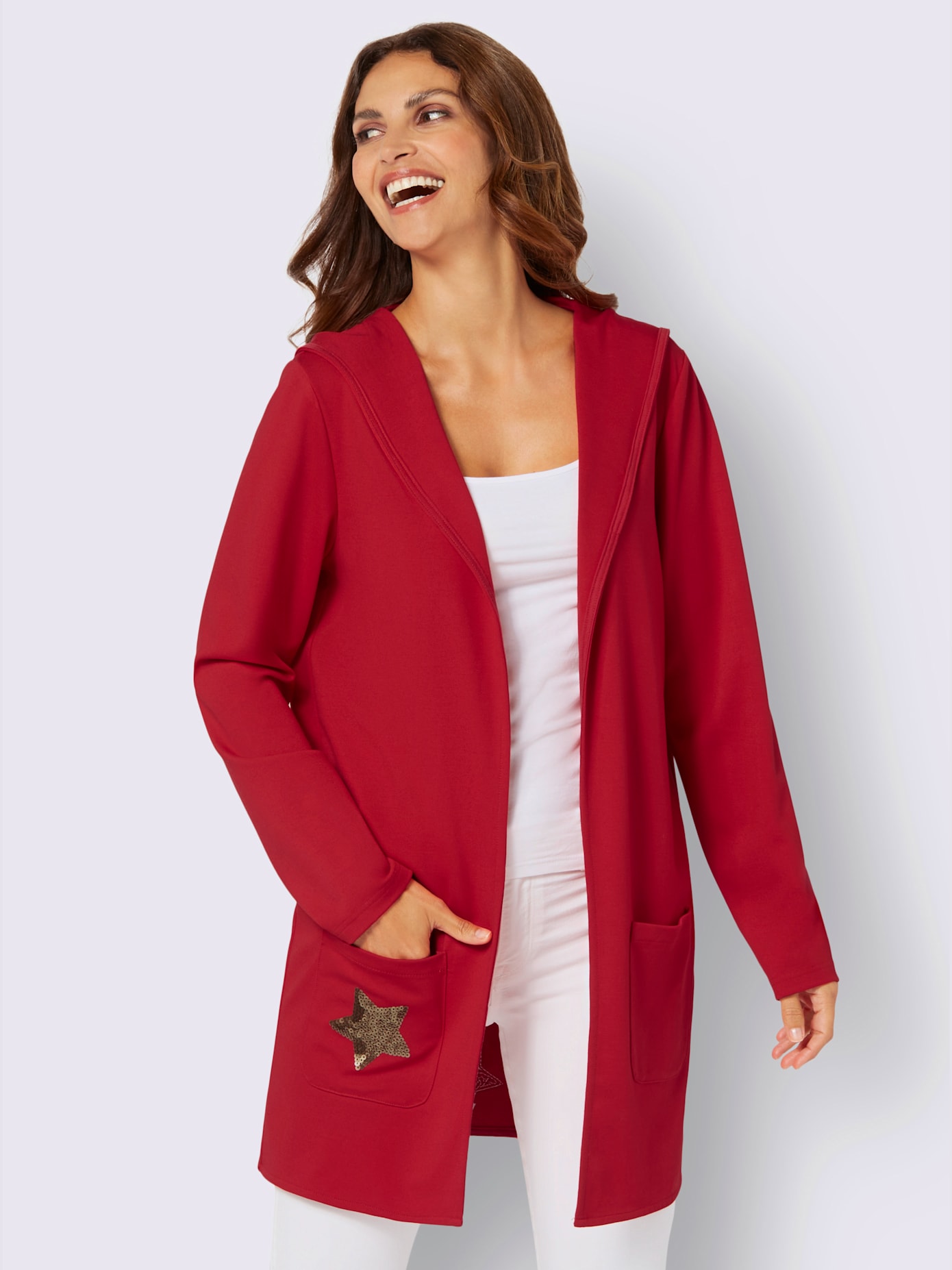 Veste légère longue longueur amovible