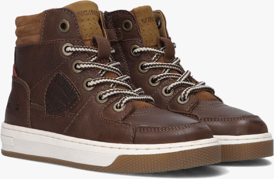 VINGINO bruine vingino hoge sneaker sil mid