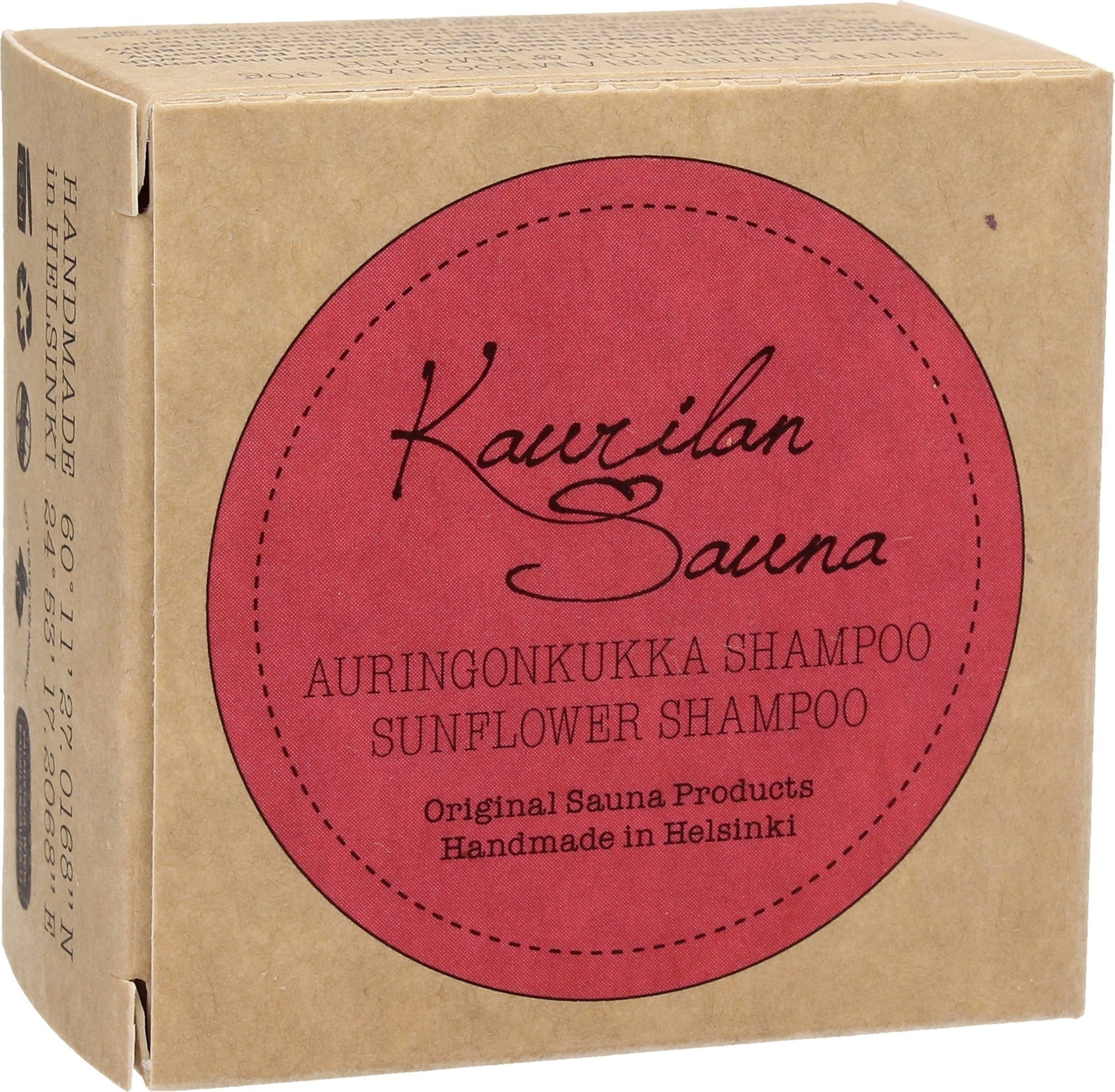 Kaurilan Sauna  Shampoo Bar Sunflower, Karton (90 g)