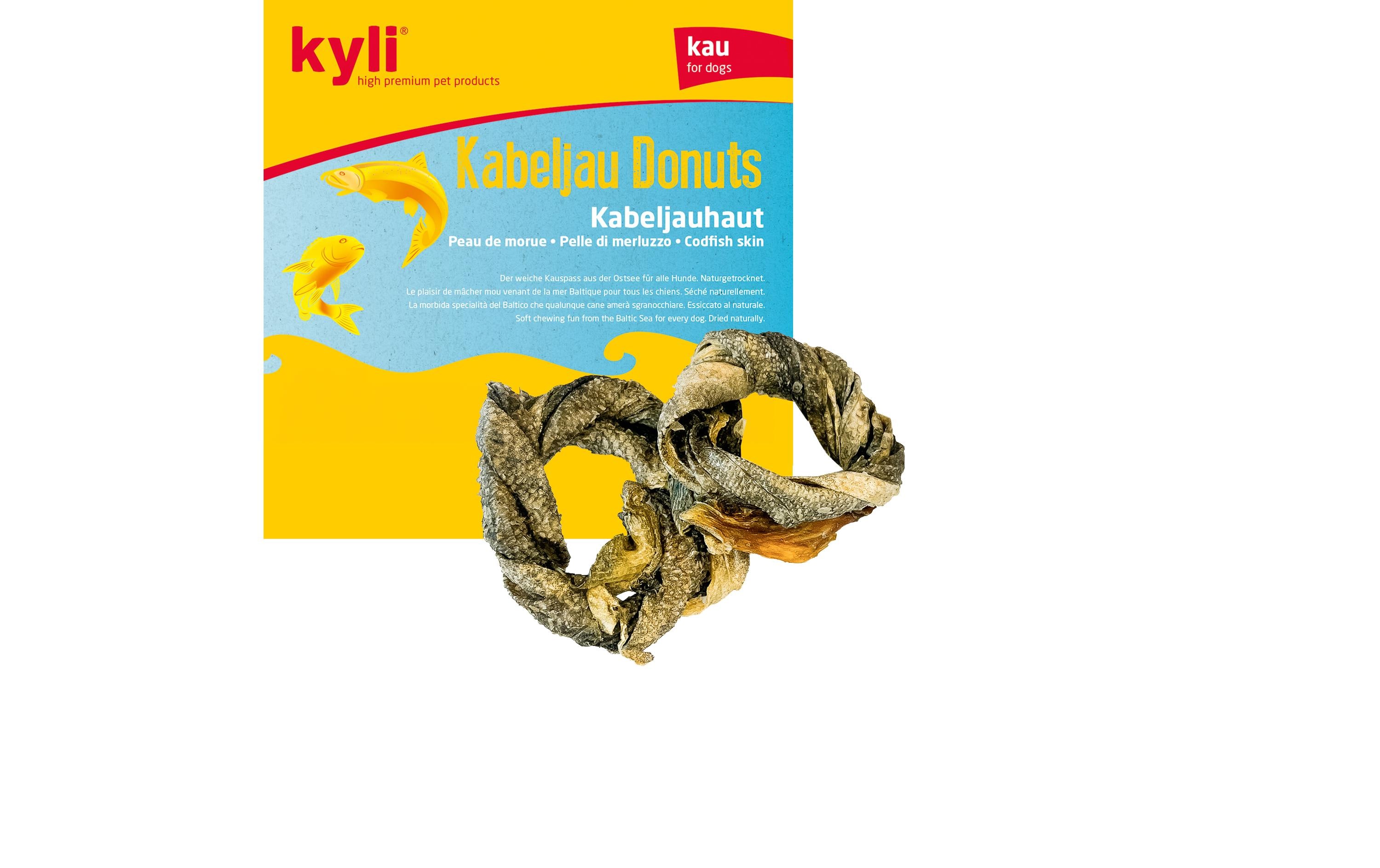 Kausnack Kabeljau Donuts, 100 gErgänzungsfuttermittel für Hunde