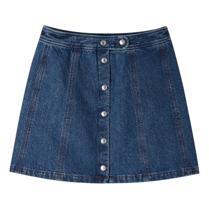 A.P.C. Jupe Poppy | Bleu indigo