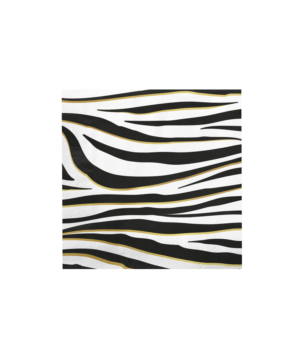 Zebra Servetten 16cm 16st