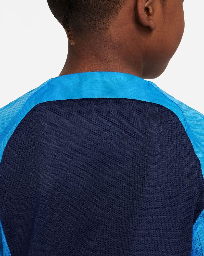 Maillot de football Nike Strike III Bleu Marine pour enfant