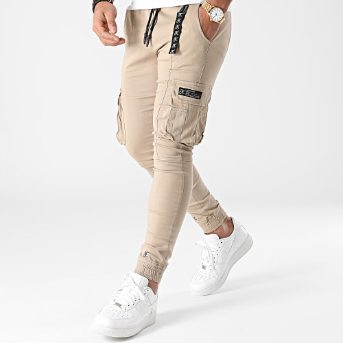 Pantalon Cargo 828 Beige