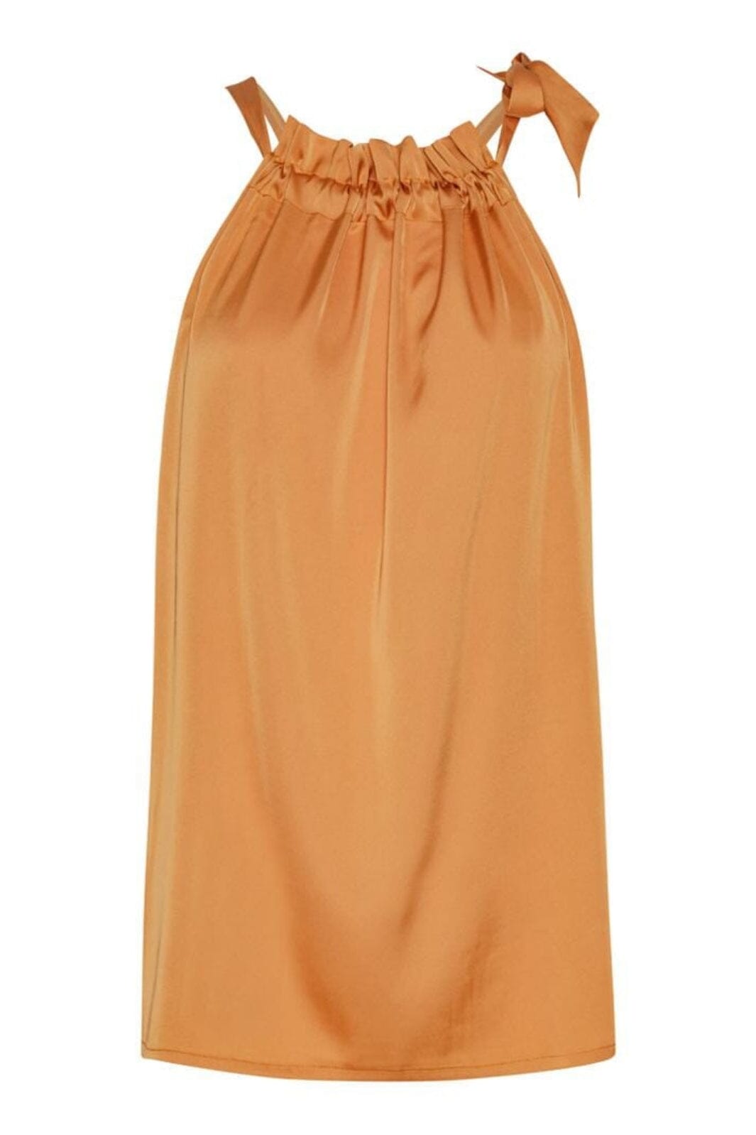 Karmamia Ruffle Tie Top mango