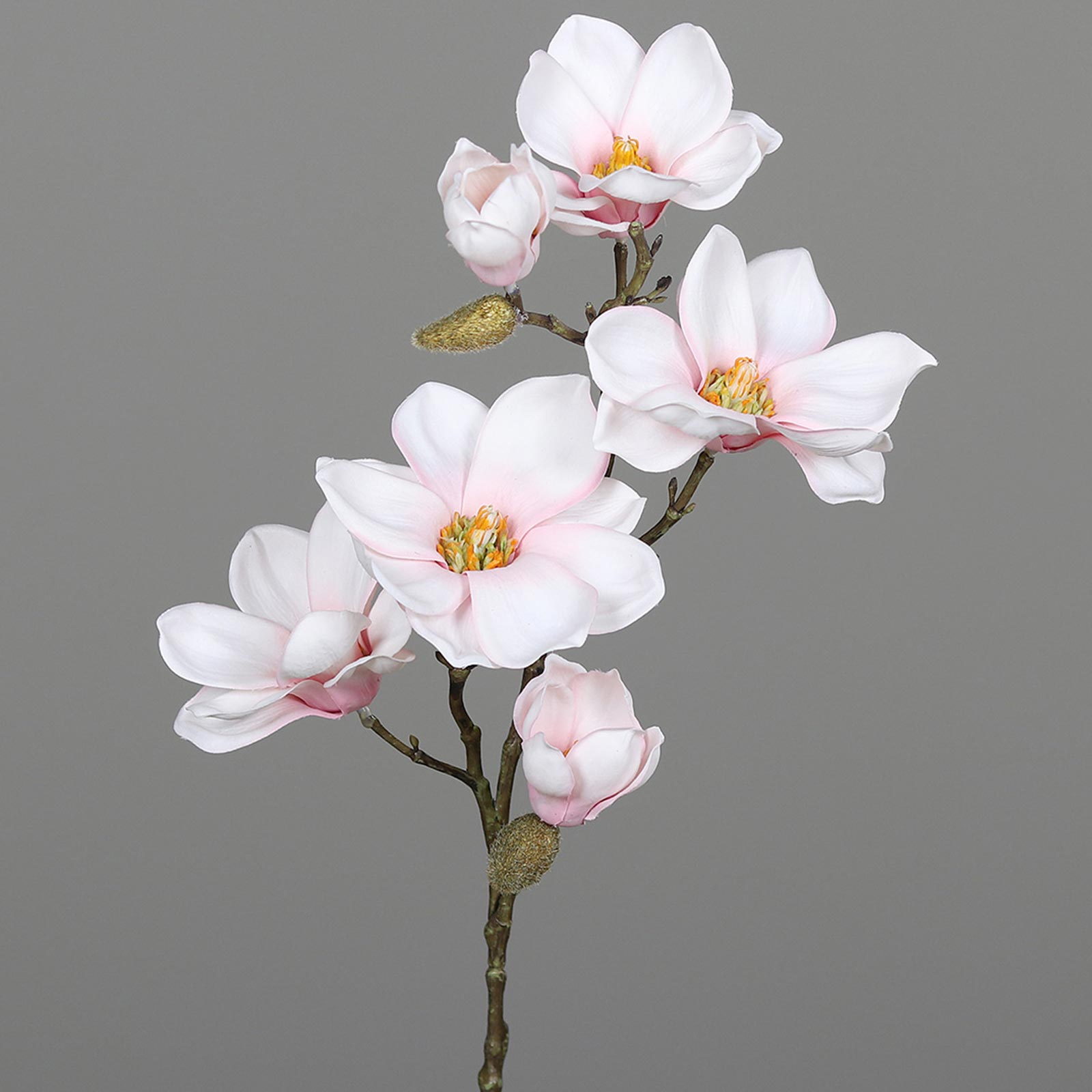Magnolien-Pick - rosé - Kunstblume - 66 cm hoch