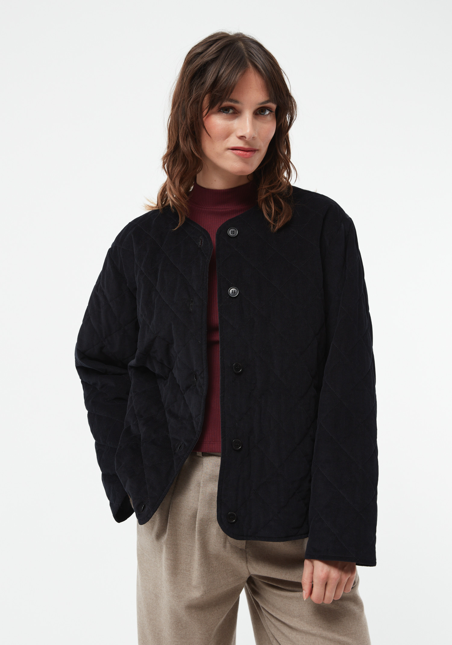 Givn Berlin Cord-Jacke GBBethany Black