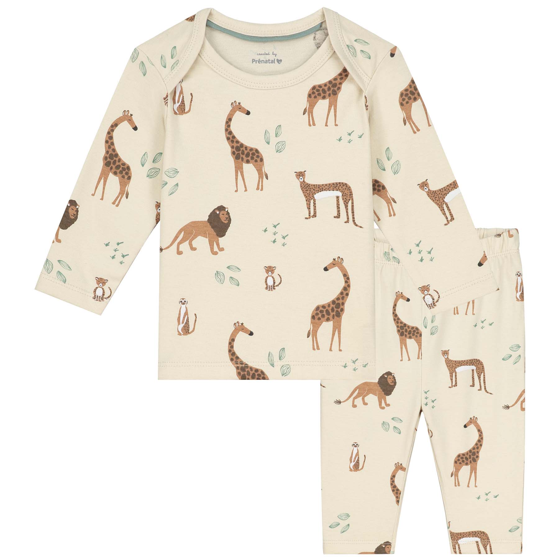 Prénatal baby pyjama Savanne beige