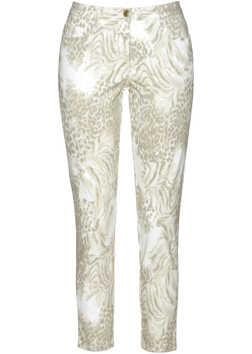 Pantalon extensible 7/8 imprimé