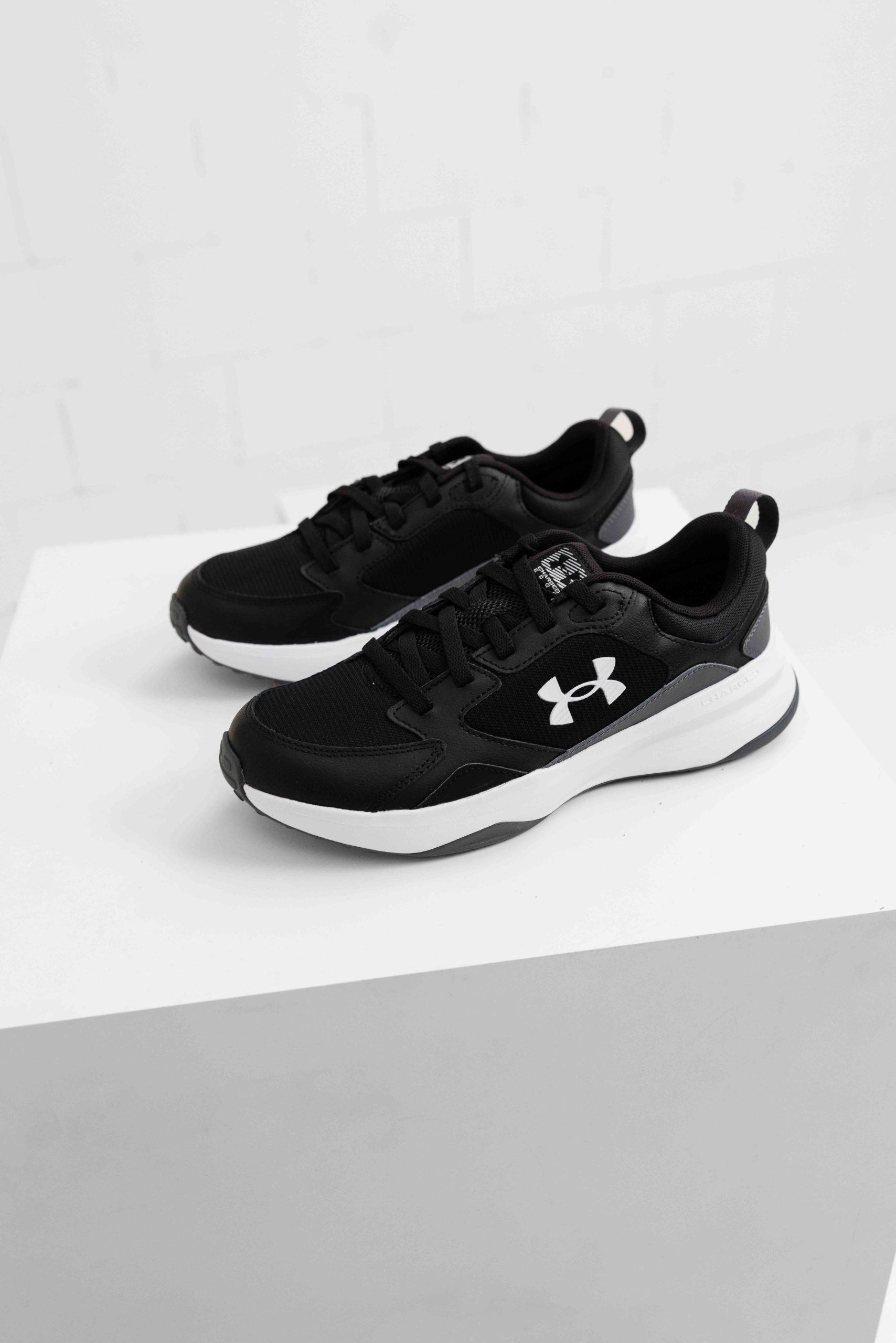 Under Armour Charged Edge Sneakers Heren Zwart/Wit/Grijs