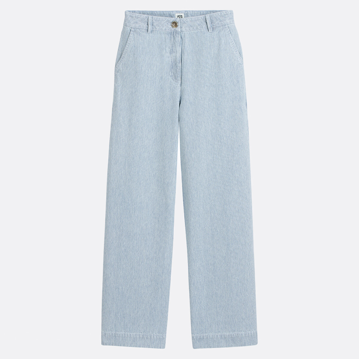 COLEÇÃO LA REDOUTE<br>Calças largas com cintura alta