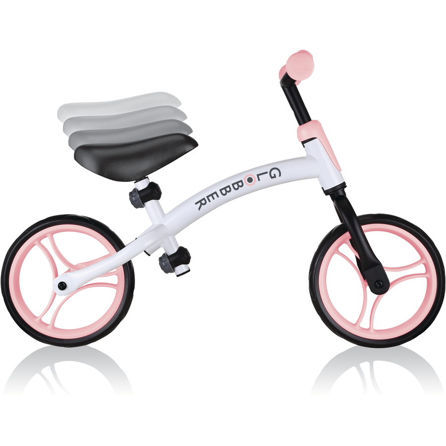 GLOBBER Go Bike Duo weiß pastellrosa