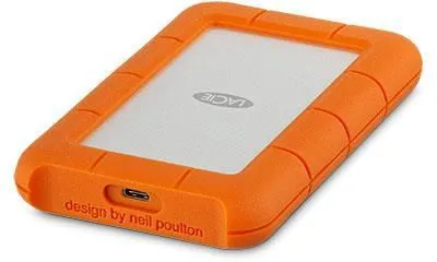 LaCie Rugged USB-C STFR5000800 - Harddisk - 5 TB - ekstern (bærbar) - USB 3.1 Gen 1 (USB-C stikforbindelse) - med 2 års Rescue Data Recovery Service Plan