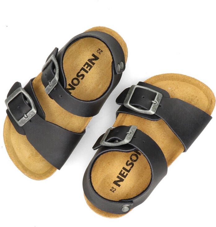 Nelson Kids sandalen donkerblauw Jongens Imitatieleer Effen 31