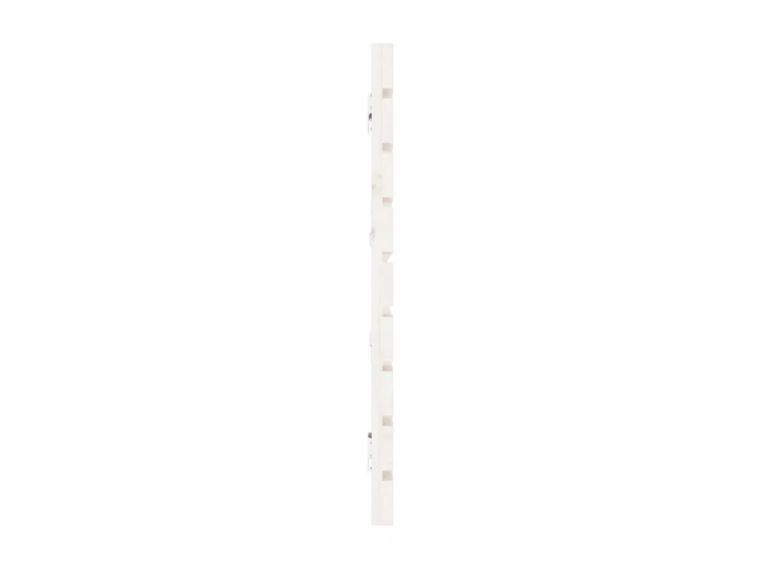 Tête de lit murale Blanc 166x3x63 cm Bois massif de pin