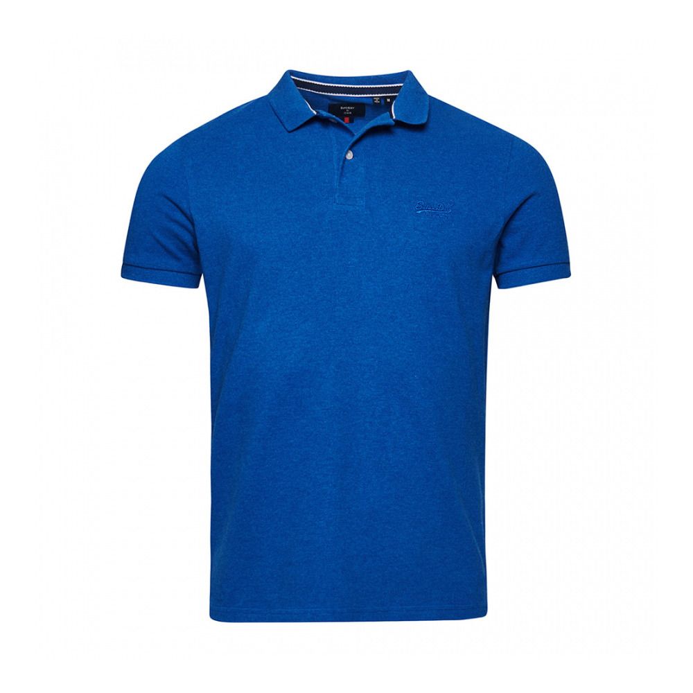 Superdry CLASSIC PIQUE - Polo Homme varsity blue marl