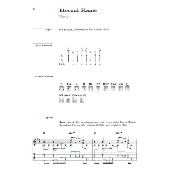 Edition Dux Acoustic Pop Guitar Songbook 1