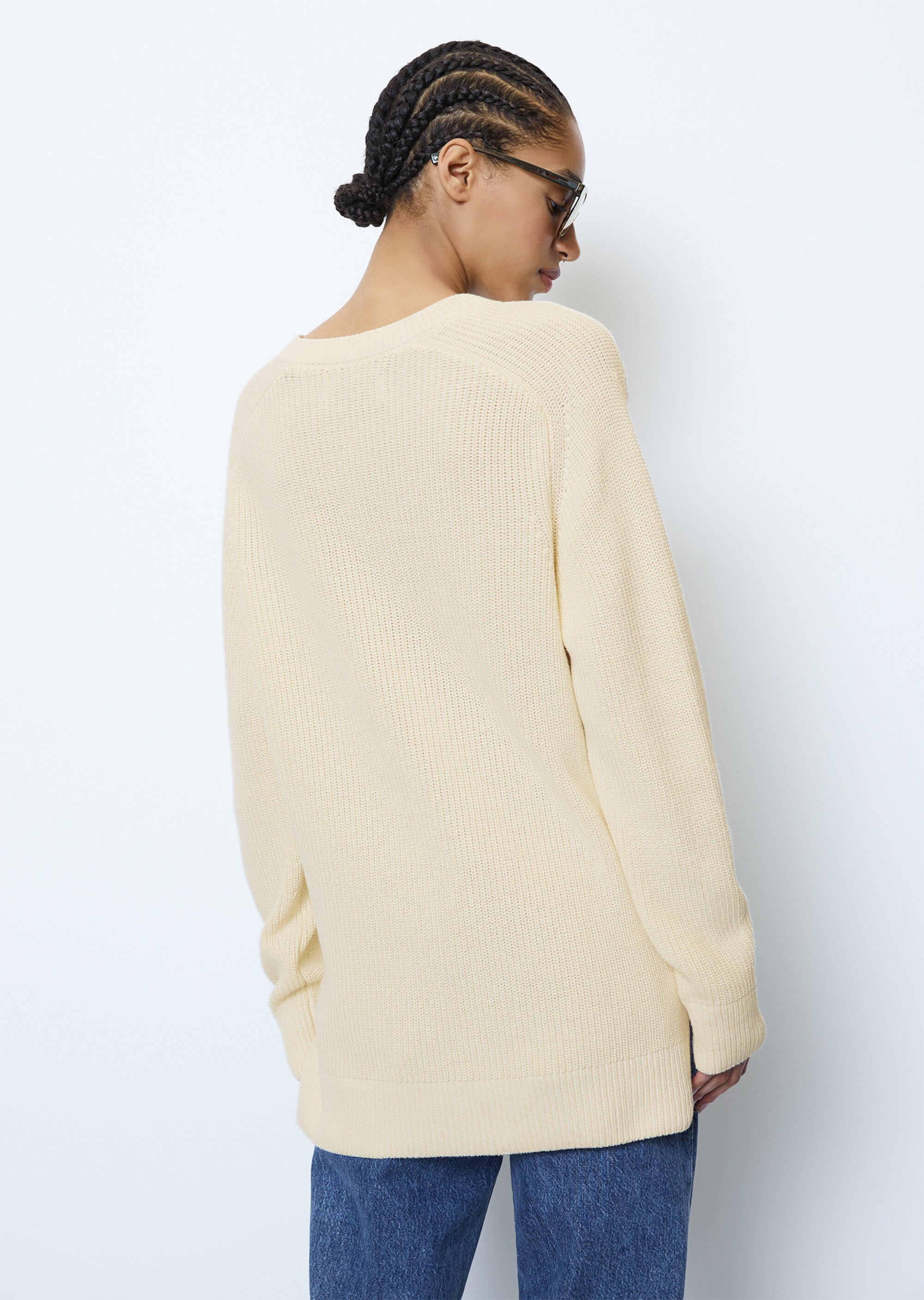 DfC Pullover relaxed aus Heavy Weight Cotton gestrickt