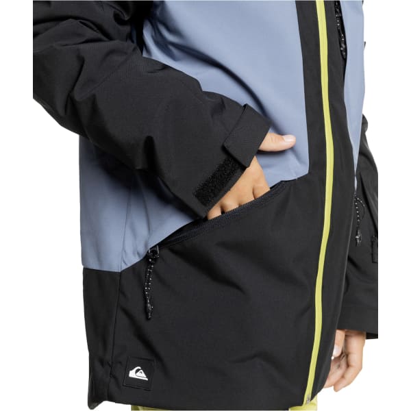 Veste de ski QUIKSILVER AMBITION YTH JK TRUE BLACK