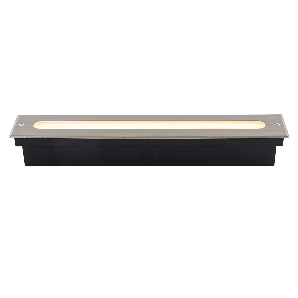 QAZQA Set van 2 moderne grondspots staal 50 cm incl. LED IP65 - Eline