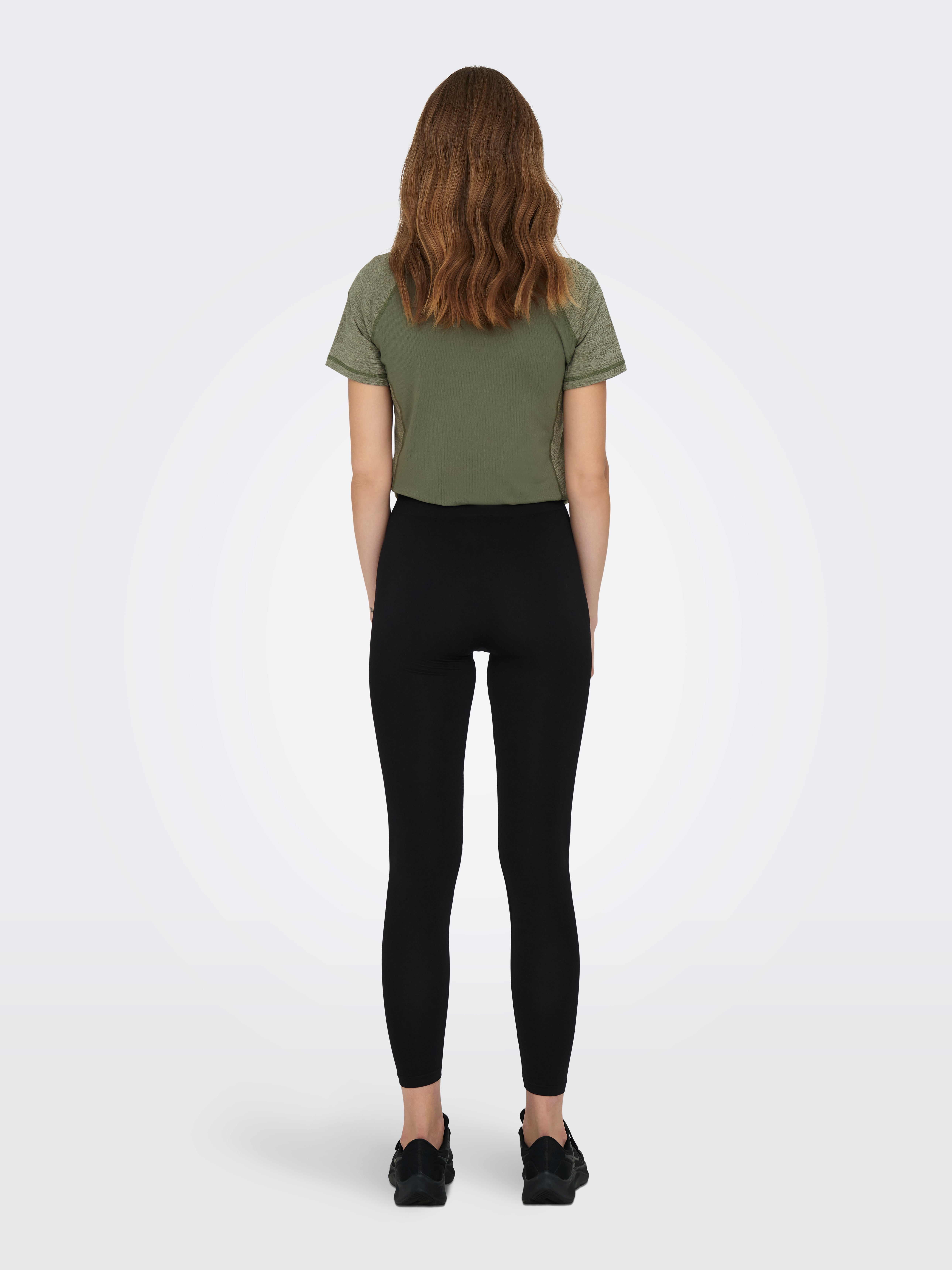 ONPLEA Hohe Taille Enger Schnitt Sportleggings Black