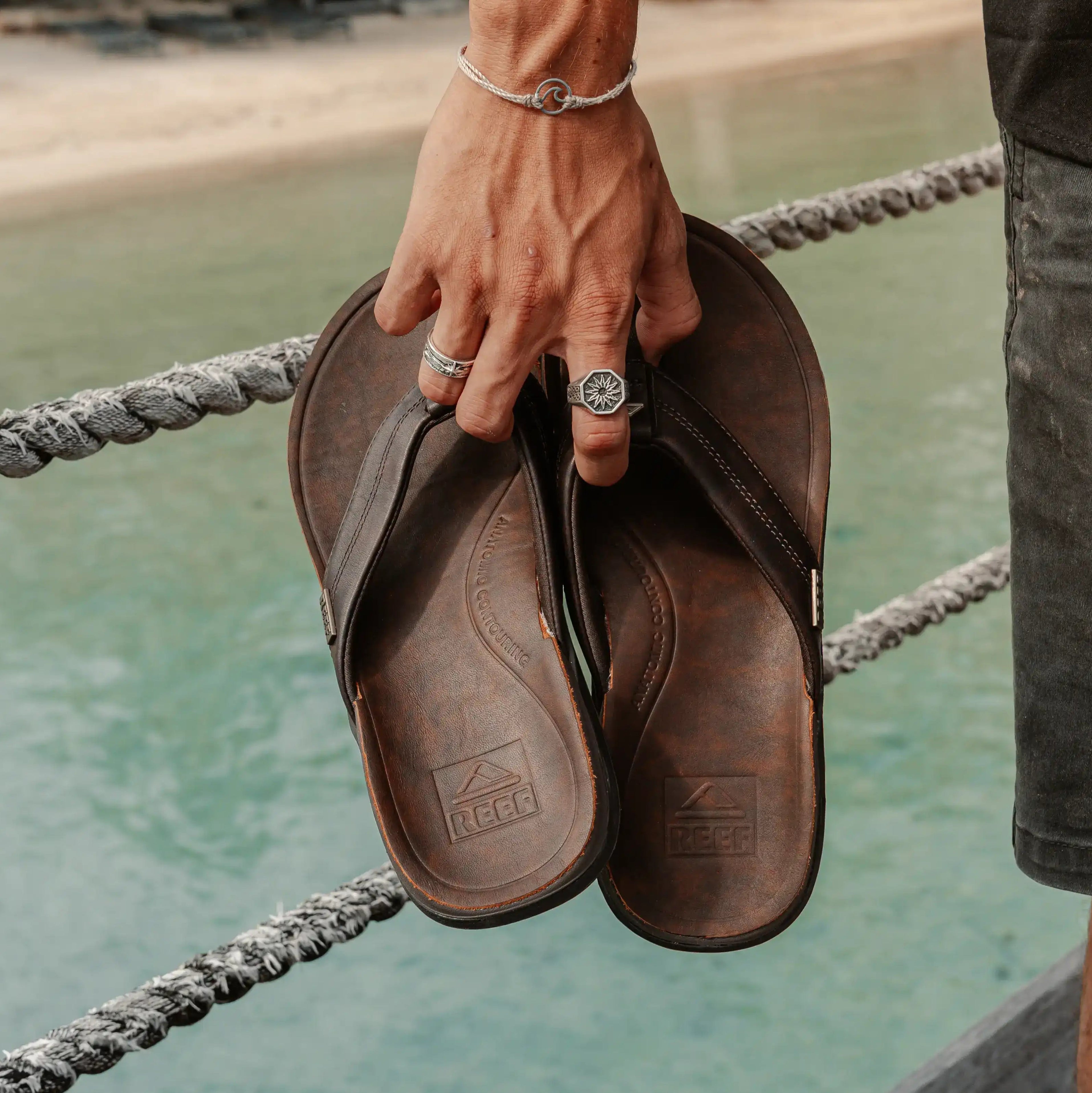 Leather Offshore Dark Brown