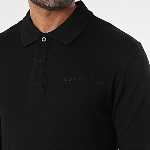 Polo Manches Longues M4RP36-KBL51 Noir