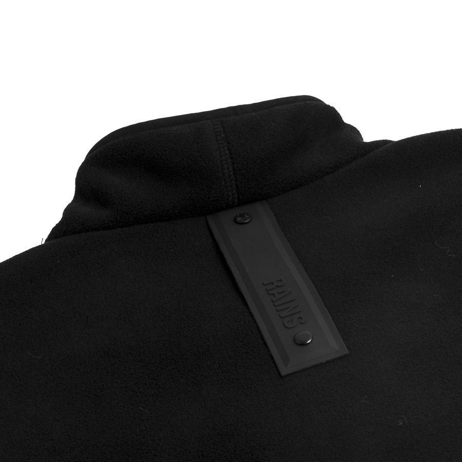 Rains Veste Fleece Pullover - Noir