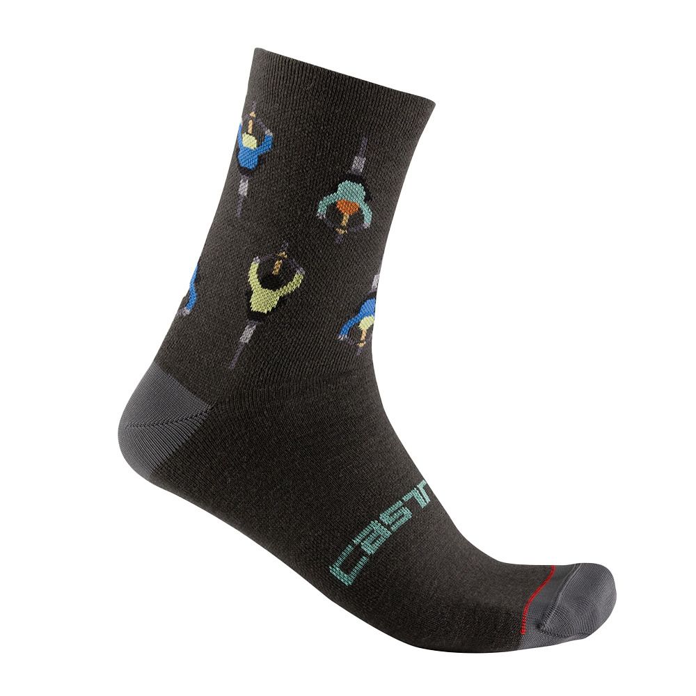 Castelli APERITIVO 15 - Chaussettes dark gray