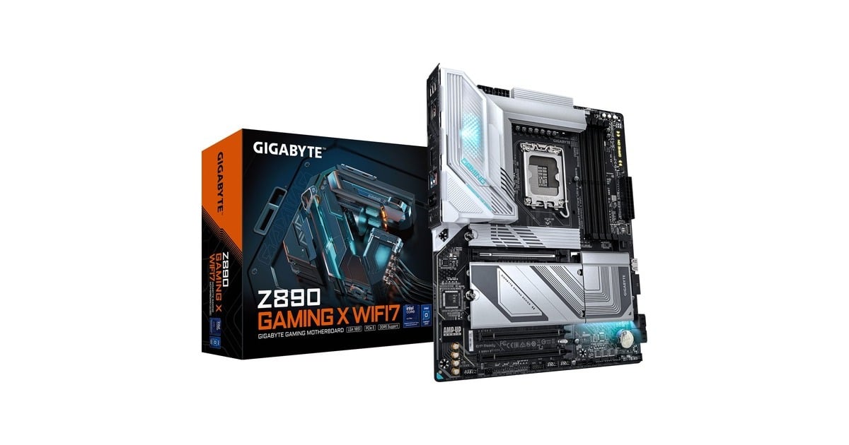 GIGABYTEZ890 GAMING X WIFI7 socket 1851 moederbord  (RAID, 2.5Gb-LAN, Wi-Fi 7, BT, Sound, ATX)
