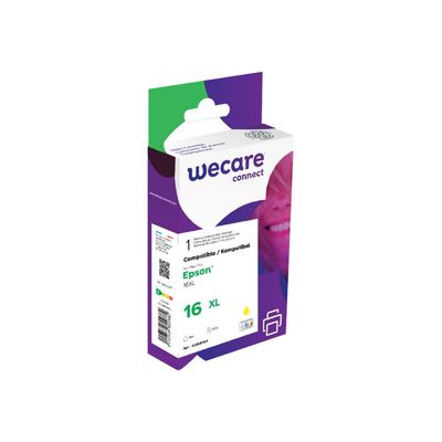 Cartouche compatible Epson 16XL Stylo plume - jaune - Wecare
