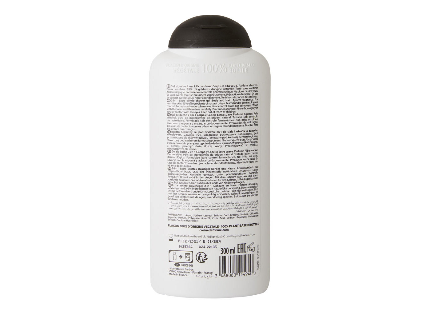 GEL BANHO CORINE DE FARME BATMAN 2EM1 300 ML