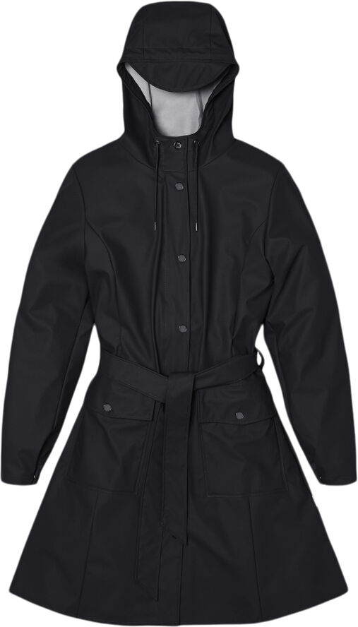 Rains Curve Jacket Black
