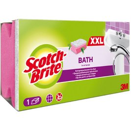Scotch-Brite Eponge de nettoyage Soft, rose clair/blanc