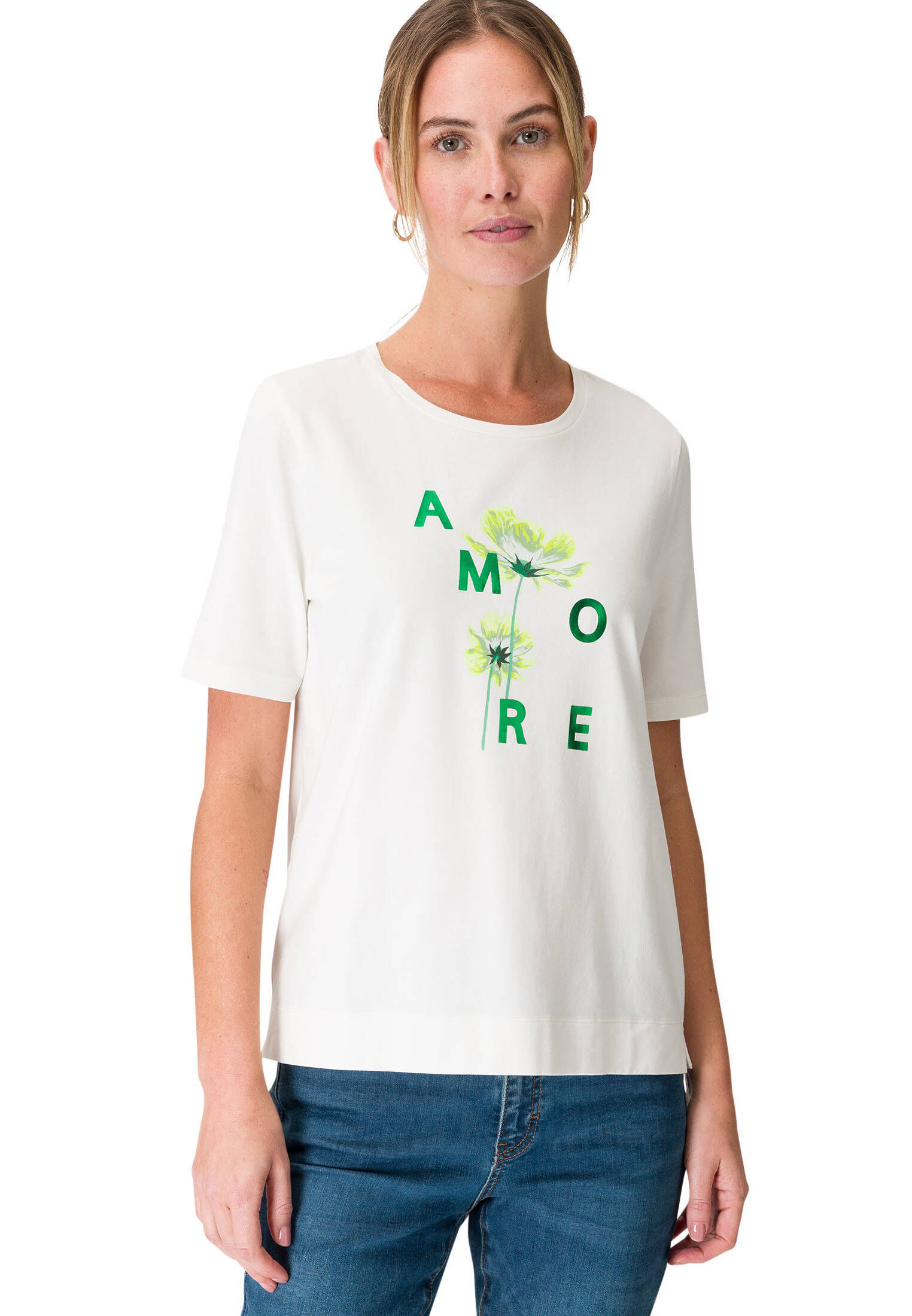 zero| Damen T-Shirt mit Foliendruck
