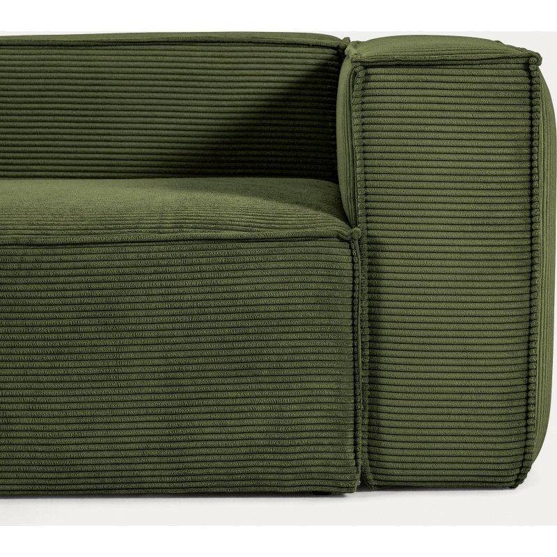 Canapé d’angle Blok 4 places vert 290 x 290 cm