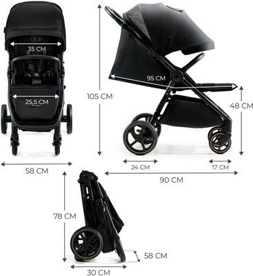 Kinderkraft MITZY Trille, Ink Black