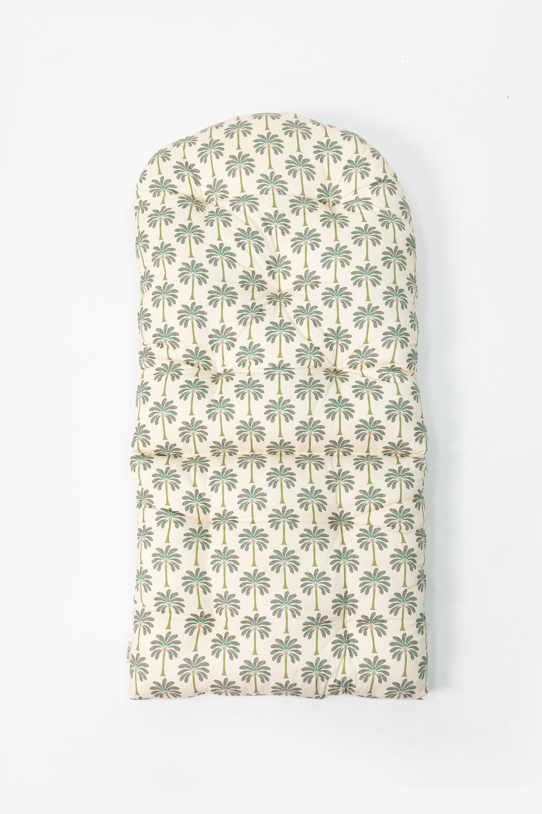 Multicolour tuinkussen fanback chair met print