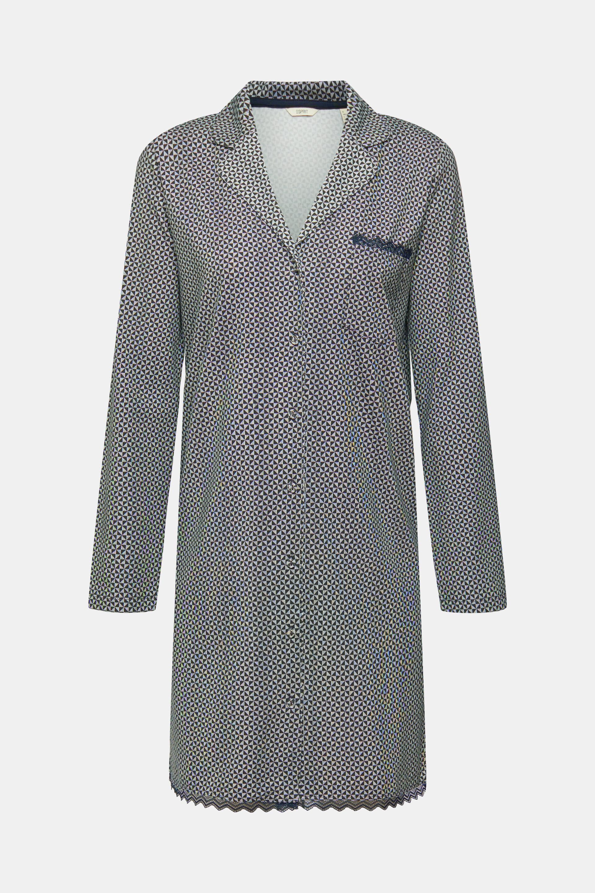 Chemise de nuit en jersey à imprimé